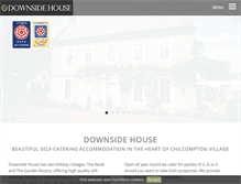 Tablet Screenshot of downsidehouse.com